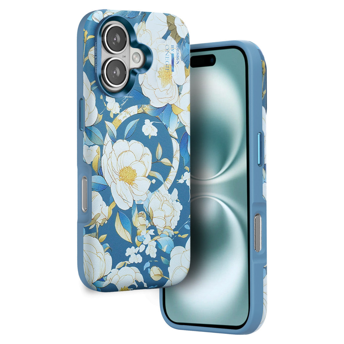 Onegif Apple iPhone 16 Flower Series Magsafe Kapak